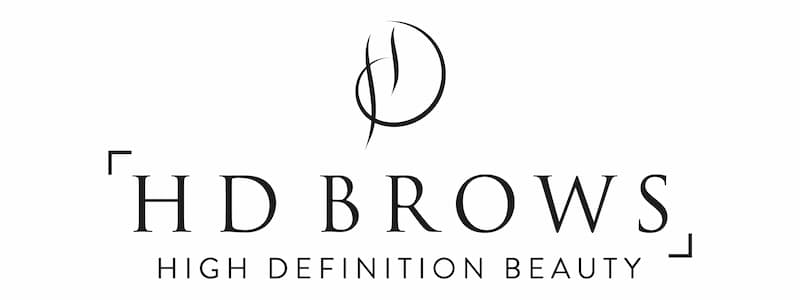 Hd Brows Logo Black On White